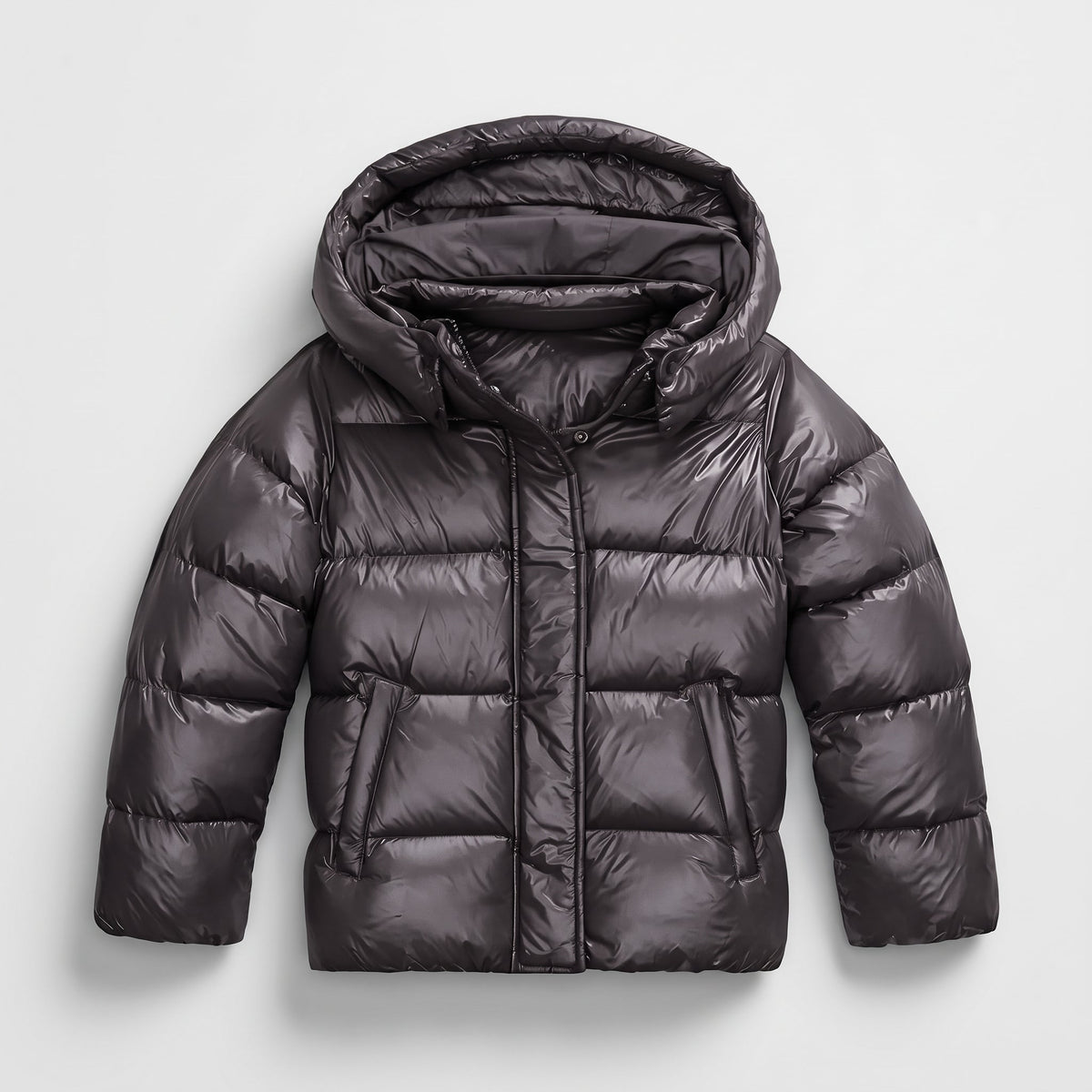 Sophie - Women's Hooded Quilted Puffer Jacket with Zip Closure