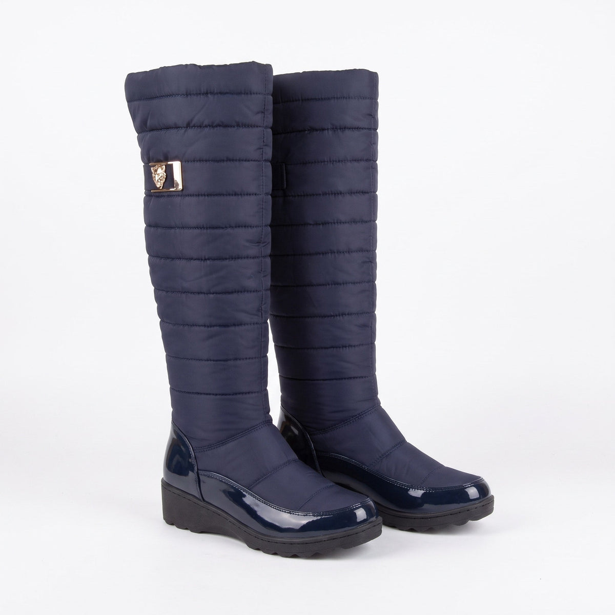 Olivia - Women's Over-the-Knee Waterproof Snow Boots with Faux Fur Lining