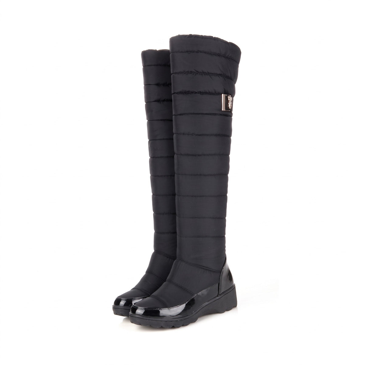 Olivia - Women's Over-the-Knee Waterproof Snow Boots with Faux Fur Lining