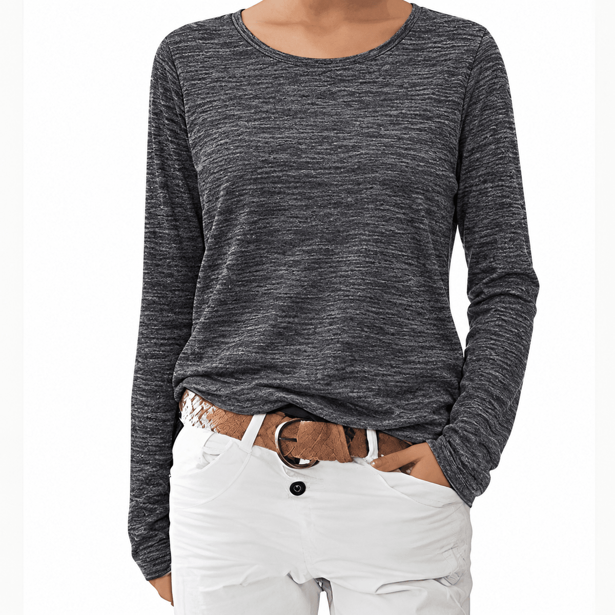 Sophie – Women’s Boat Neck Relaxed Fit Sweater Top
